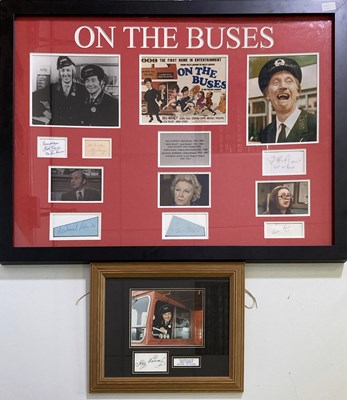 Lot 234 - ON THE BUSES SIGNED AND FRAMED DISPLAYS.