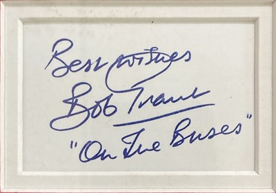 Lot 234 - ON THE BUSES SIGNED AND FRAMED DISPLAYS.