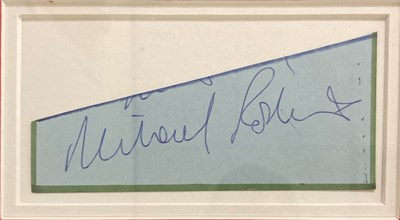 Lot 234 - ON THE BUSES SIGNED AND FRAMED DISPLAYS.