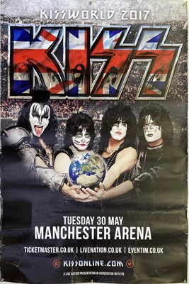 Lot 257 - KISS ./ DIO / VAN HALEN - POSTERS AND SHOP DISPLAY.