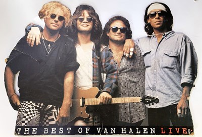 Lot 257 - KISS ./ DIO / VAN HALEN - POSTERS AND SHOP DISPLAY.