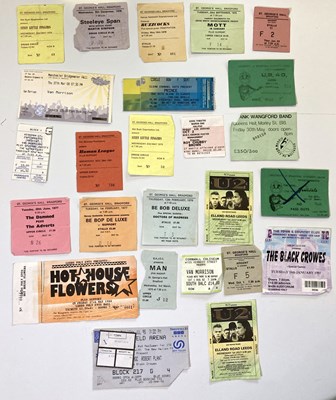 Lot 182 - CLASSIC PUNK/WAVE/ROCK - TICKETS - SOME SIGNED.
