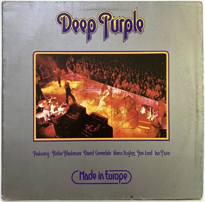 Lot 355 - DEEP PURPLE SIGNED LP.