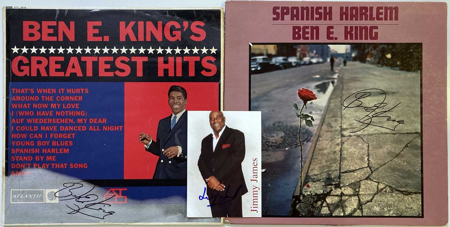 Lot 357 - BEN E KING SIGNED LPS.