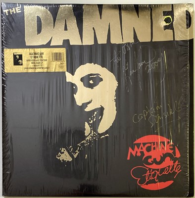 Lot 364 - THE DAMNED - SIGNED LP AND POSTER BOOK.