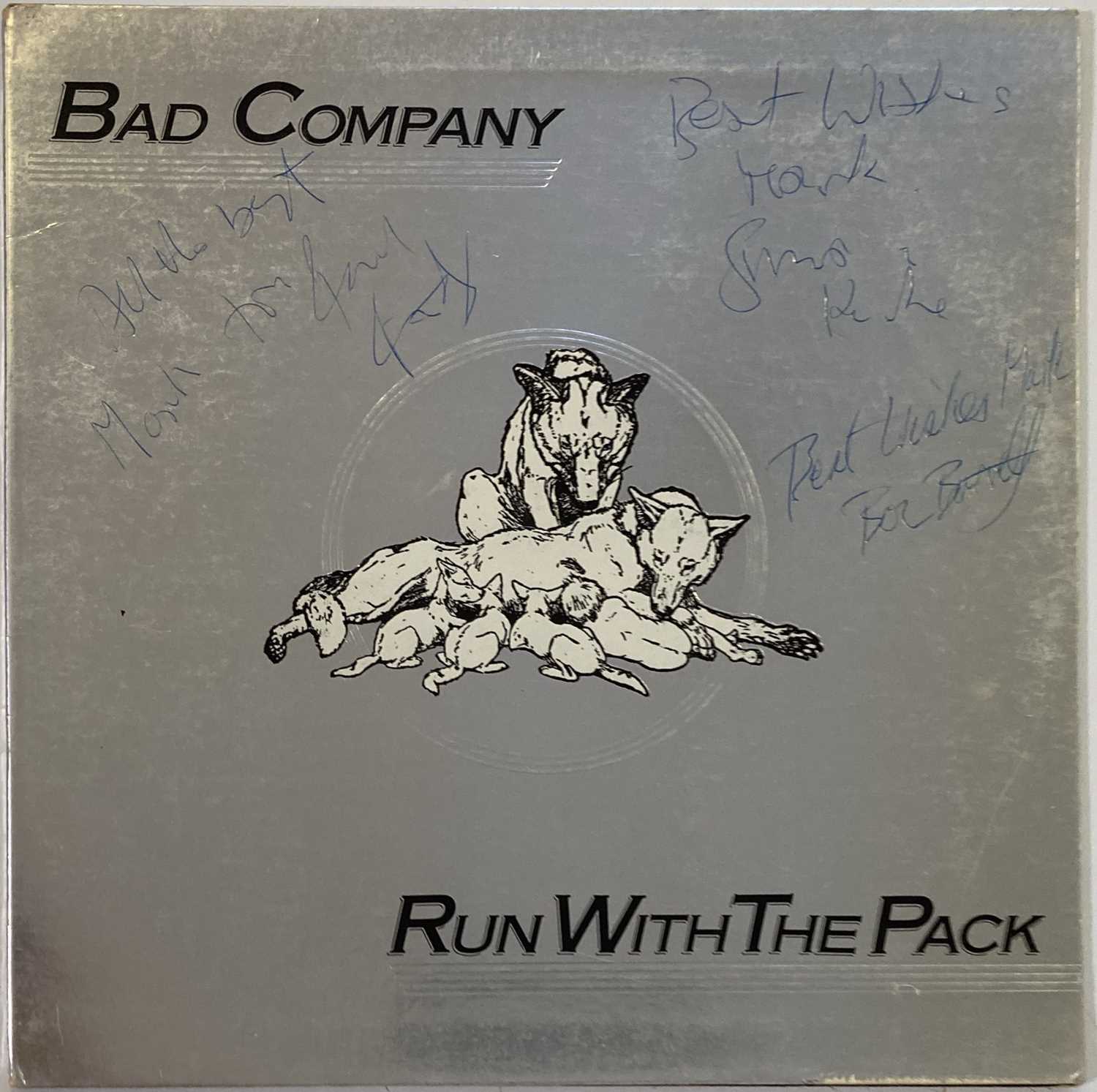 Lot 137 - BAD COMPANY MULTI SIGNED LP.