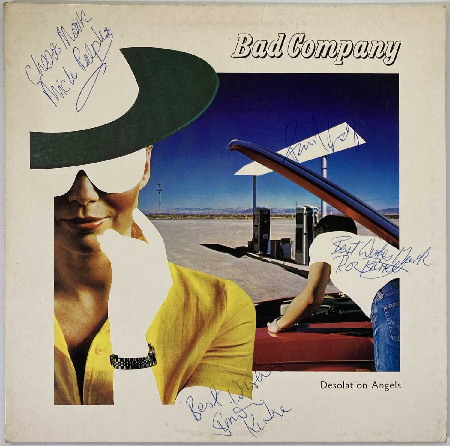 Lot 138 - BAD COMPANY SIGNED LP.