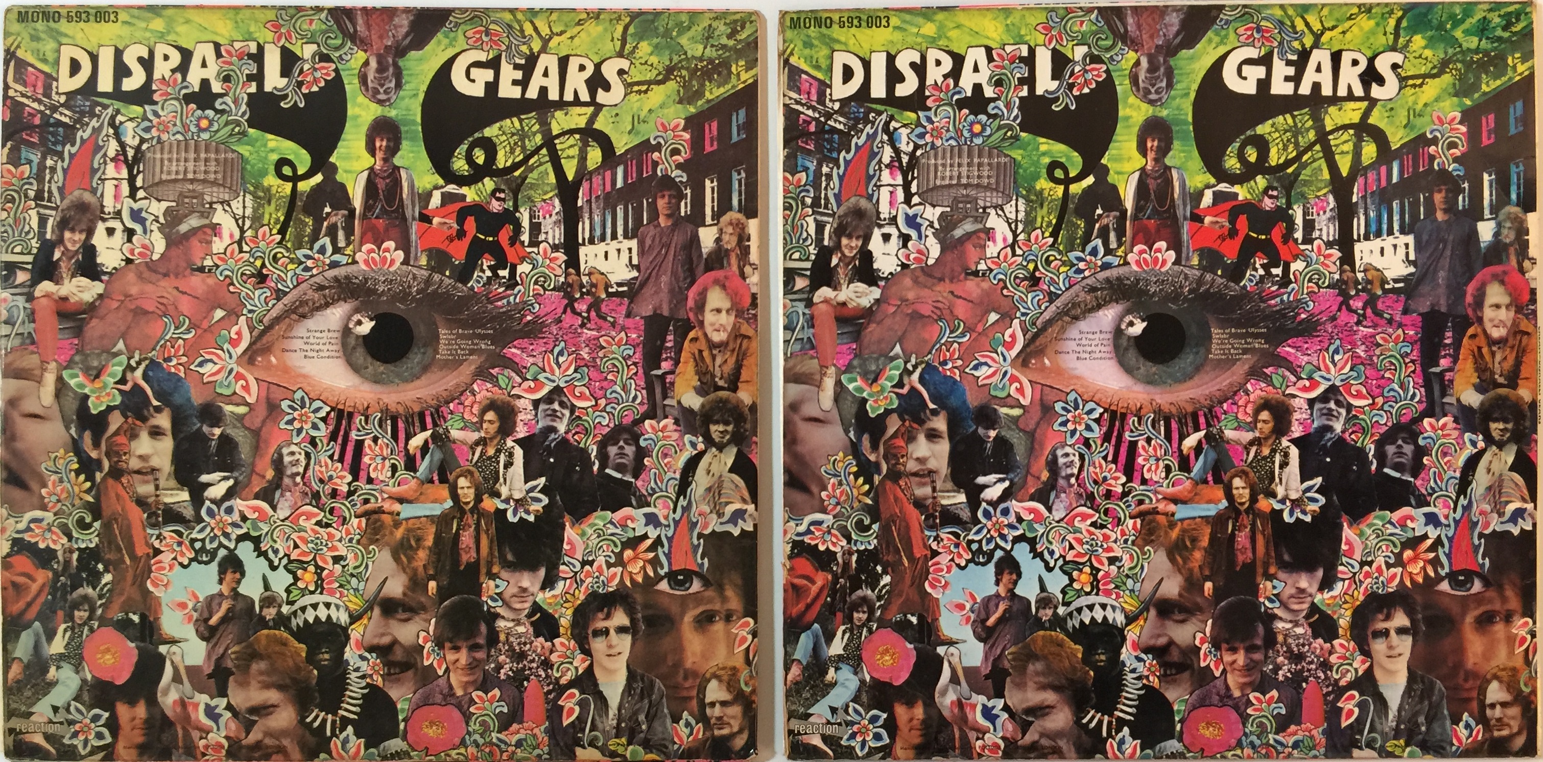 Lot 723 CREAM DISRAELI GEARS LP 2 X FULLY   13750 2 