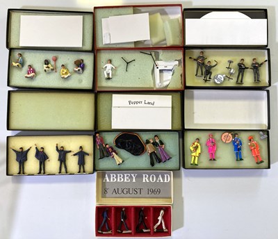 Lot 457 - THE BEATLES - PAINTED FIGURINE SETS.