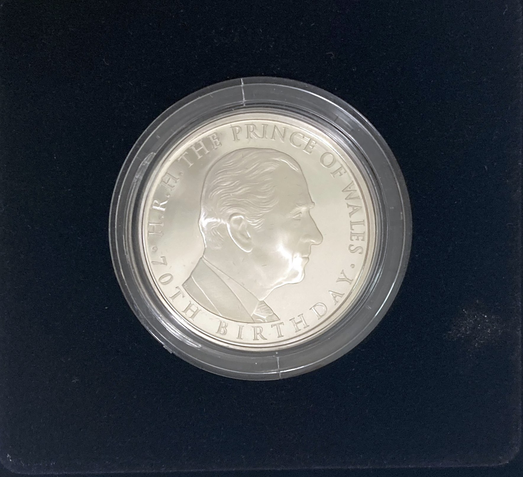 Lot 5 - ROYAL MINT HRH PRINCE CHARLES 70TH ANNIVERSARY