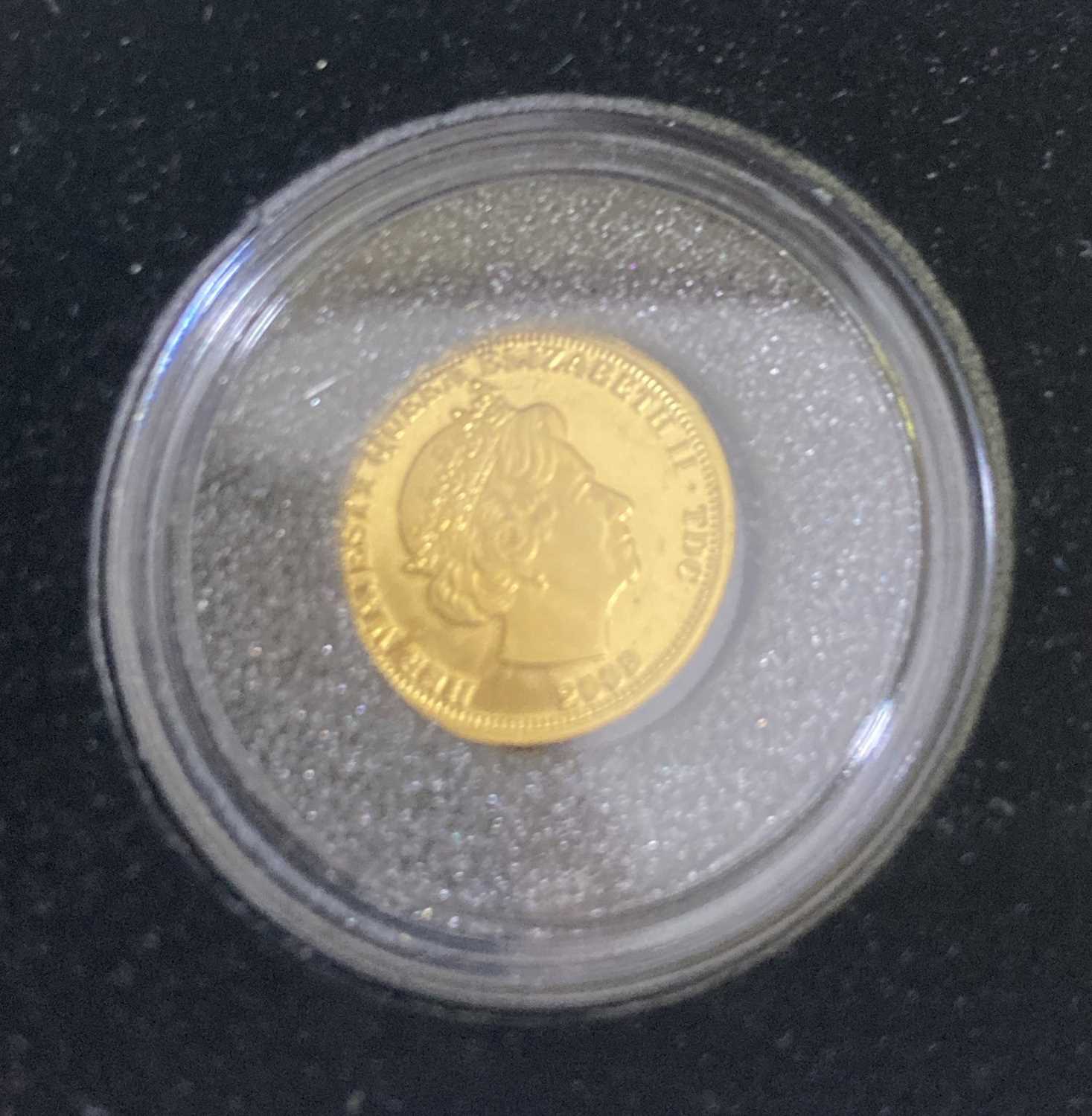 Lot 8 - 2009 TRISTAN DE CUNHA GOLD COIN SET.