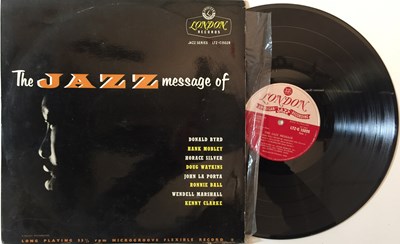 Lot 853 - BYRD/MOBLEY/SILVER (AND OTHERS) - THE JAZZ MESSAGE OFLP (ORIGINAL UK COPY - LONDON LTZ-C15028)