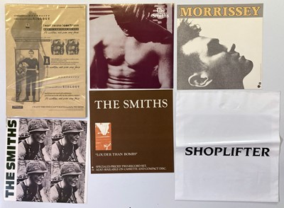 Lot 434 - THE SMITHS - COVER SLICKS AND PROMO ITEMS.