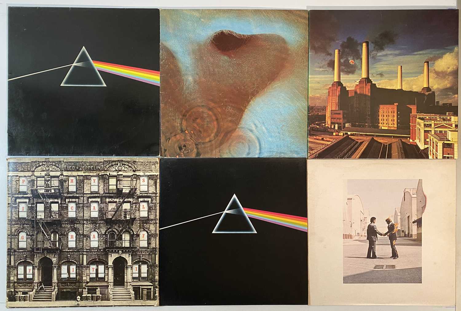 Lot 825 - PINK FLOYD/ LED ZEPPELIN - LPs