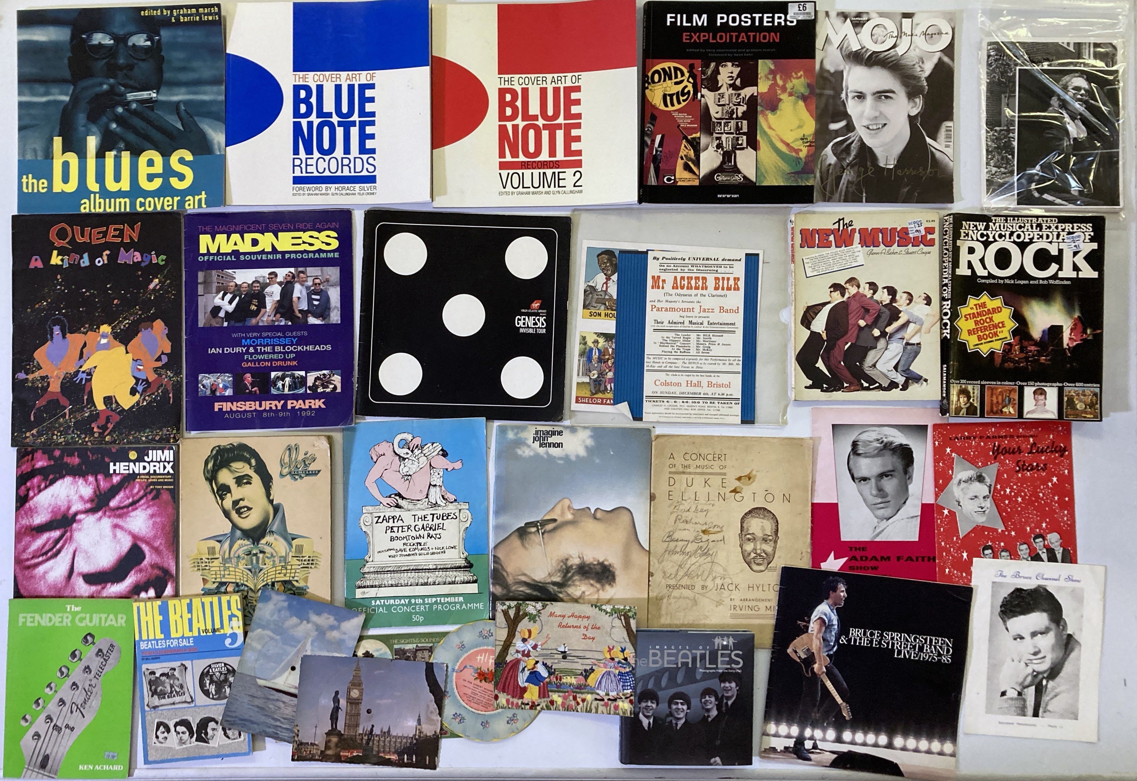 Lot 90 - MUSIC MEMORABILIA - PROGRAMMES / PHOTOS