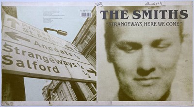 Lot 161 - THE SMITHS - STRANGEWAYS HERE WE COME PROOF SLEEVE ART.