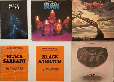 Lot 826 - BLACK SABBATH/ DEEP PURPLE - LPs