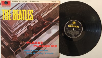 Lot 960 - THE BEATLES - PLEASE PLEASE ME LP (1969 STEREO UK PRESSING - PCS 3042)