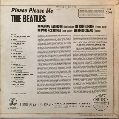 Lot 960 - THE BEATLES - PLEASE PLEASE ME LP (1969 STEREO UK PRESSING - PCS 3042)