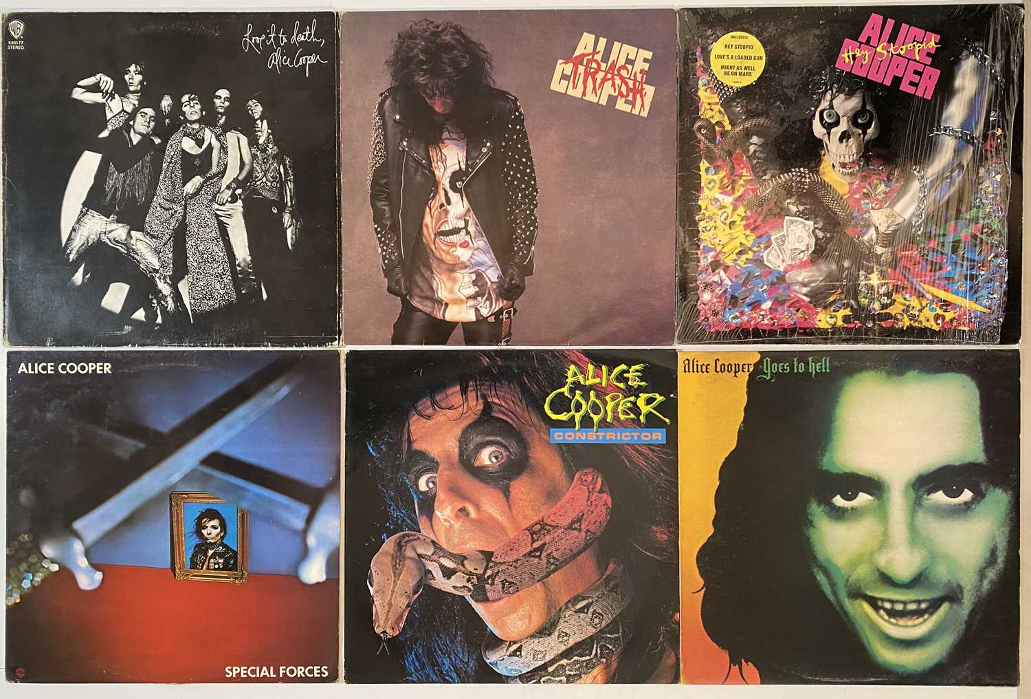 Lot 838 - ALICE COOPER - LP PACK