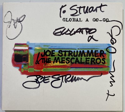 Lot 375 - JOE STRUMMER AND MESCALEROS SIGNED CD.