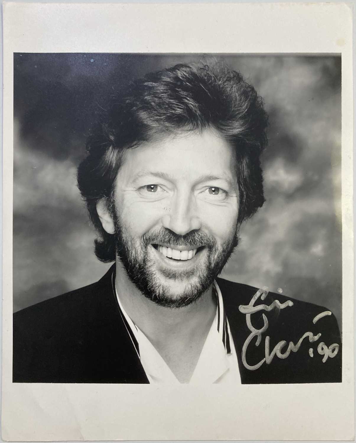 Lot 378 - ERIC CLAPTON SIGNED PROMOTIONAL PHOTOGRAPH.