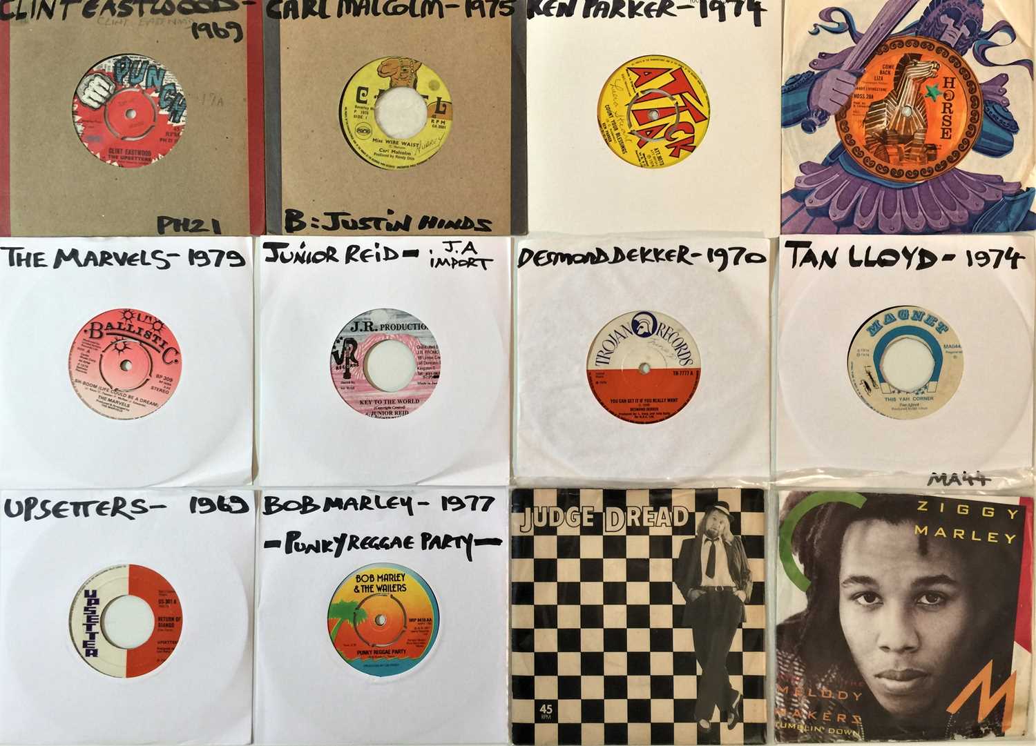 Lot 878 - REGGAE - 7" COLLECTION (ROOTS/ROCKSTEADY/LOVERS)