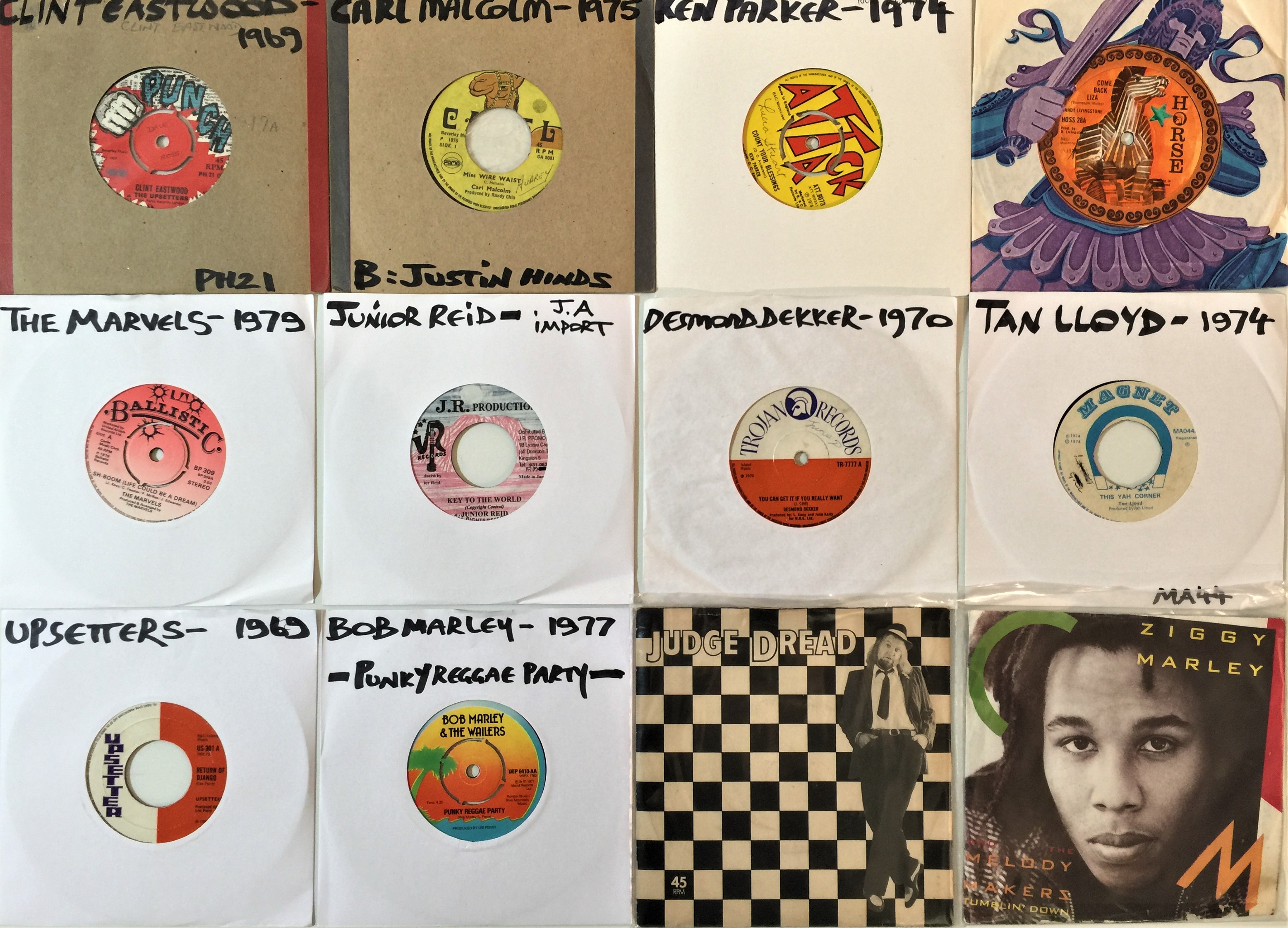 Lot 878 - REGGAE - 7" COLLECTION