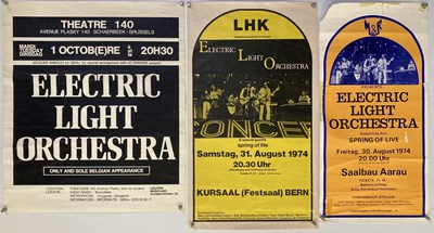 Lot 262 - ELECTRIC LIGHT ORCHESTRA POSTERS.