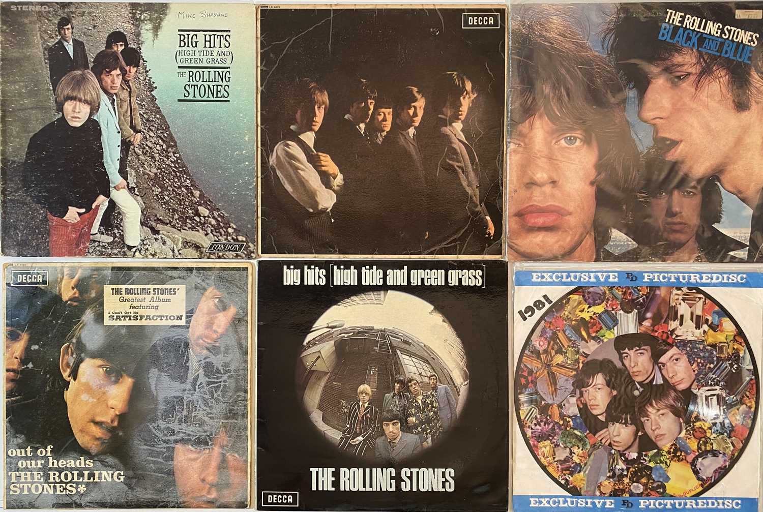 Lot 883 - ROLLING STONES/LOU REED - LPs