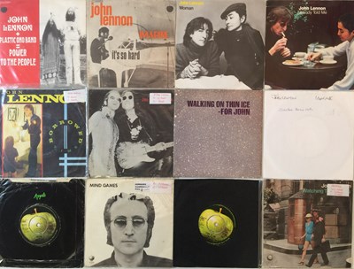 Lot 892 - JOHN LENNON/RINGO STARR - 7" COLLECTION