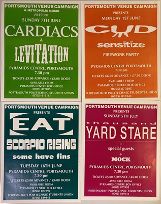 Lot 273 - PORTSMOUTH POSTER ARCHIVE - CUD / LIGHTNING SEEDS / CURVE AND MORE.