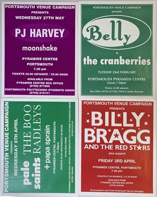 Lot 276 - 1990S CONCERT POSTERS - PJ HARVEY / BILLY BRAGG.