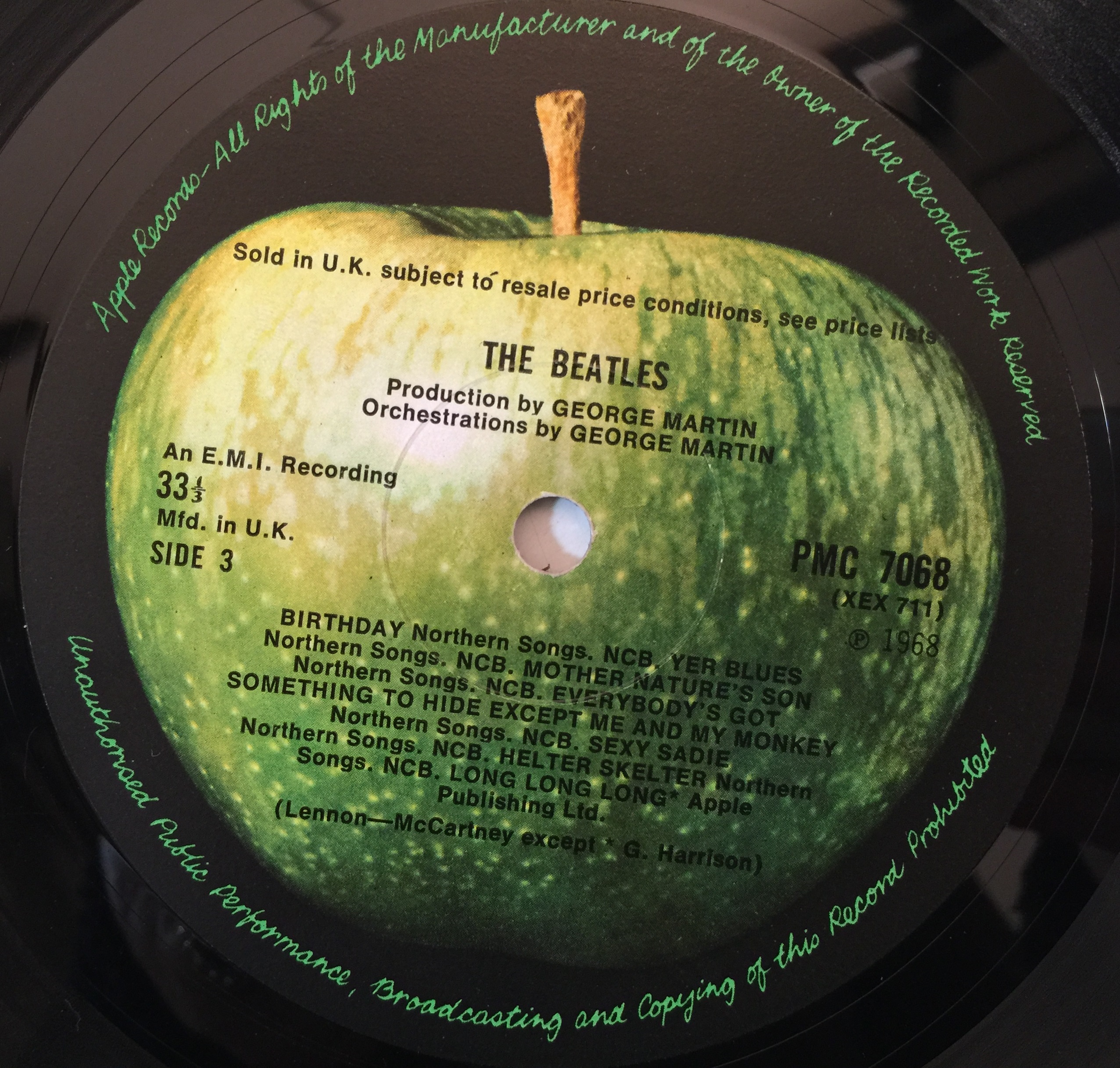 BEATLES★White Album UK Apple Stereo オリジナ