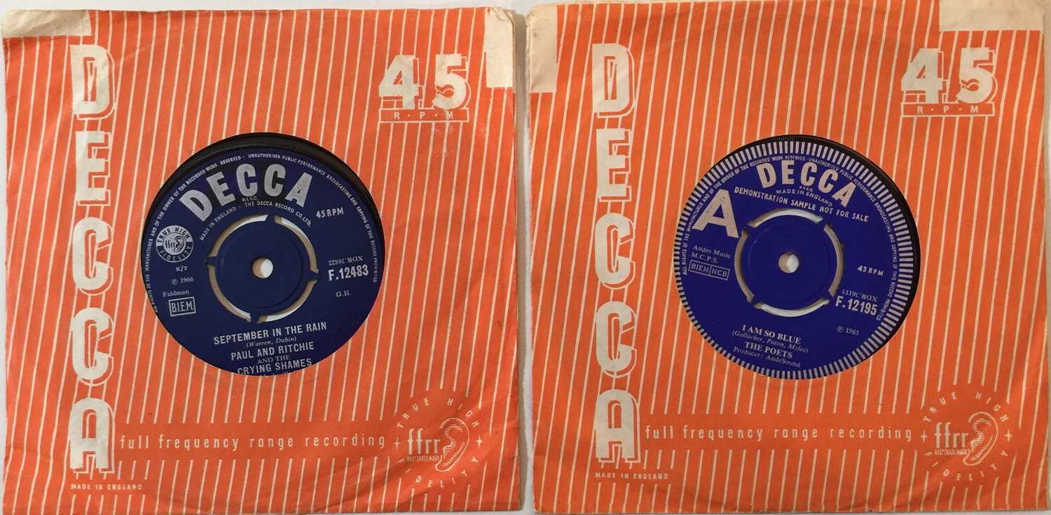 Lot 2 - THE POETS/ PAUL AND RITCHIE - 60s 7" MOD/ BEAT RARITIES