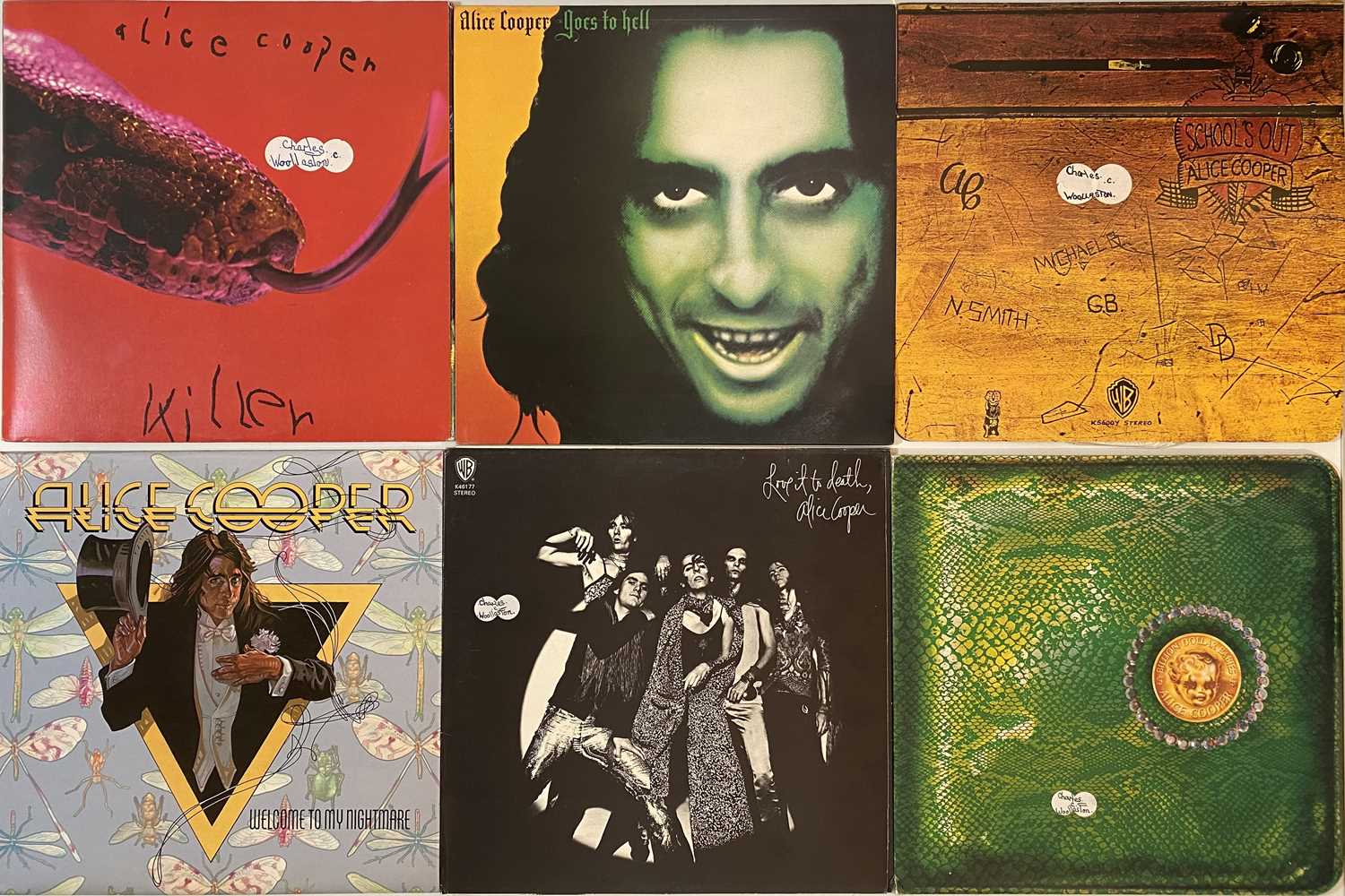 Lot 1037 - ALICE COOPER/ THIN LIZZY/ BAD CO - LPs