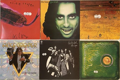 Lot 1037 - ALICE COOPER/ THIN LIZZY/ BAD CO - LPs