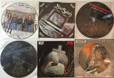 Lot 976 - METAL/ HARD ROCK PICTURE DISCS - 7"/ 10"/ 12" COLLECTION