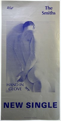 Lot 436 - THE SMITHS HAND IN GLOVE POSTER.