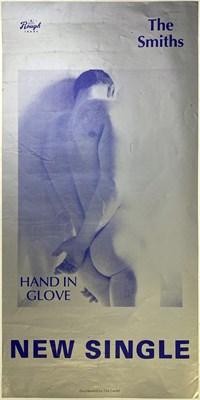 Lot 436 - THE SMITHS HAND IN GLOVE POSTER.