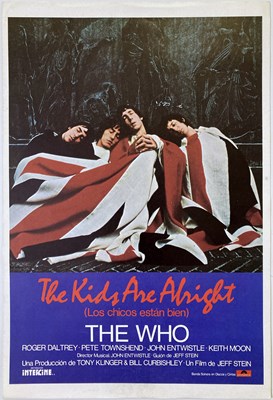 Lot 60 - THE WHO - FOREIGN LANGUAGE FILM PROMOTIONAL ITEMS.