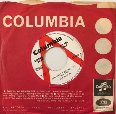 Lot 20 - MIKE STUART SPAN - COME ON OVER TO OUR PLACE 7" (ORIGINAL UK DEMO RELEASE - COLUMBIA DB 8066)