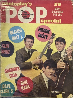 Lot 100 - BEATLES AND RELATED SHEET MUSIC - SOME 1960S MAGAZINES.