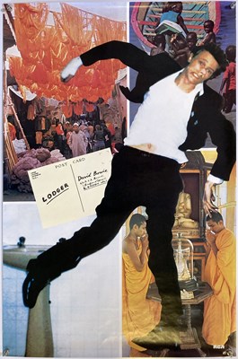 Lot 285 - DAVID BOWIE - LODGER - US PROMOTIONAL POSTER.