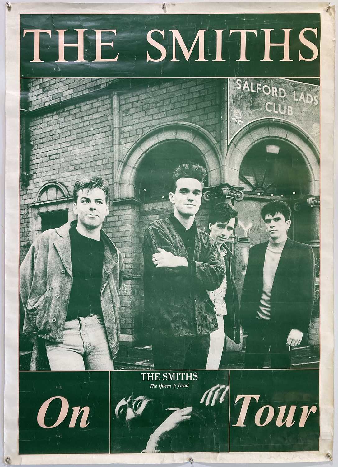 Lot 438 - THE SMITHS - QUEEN IS DEAD BILLBOARD POSTER.