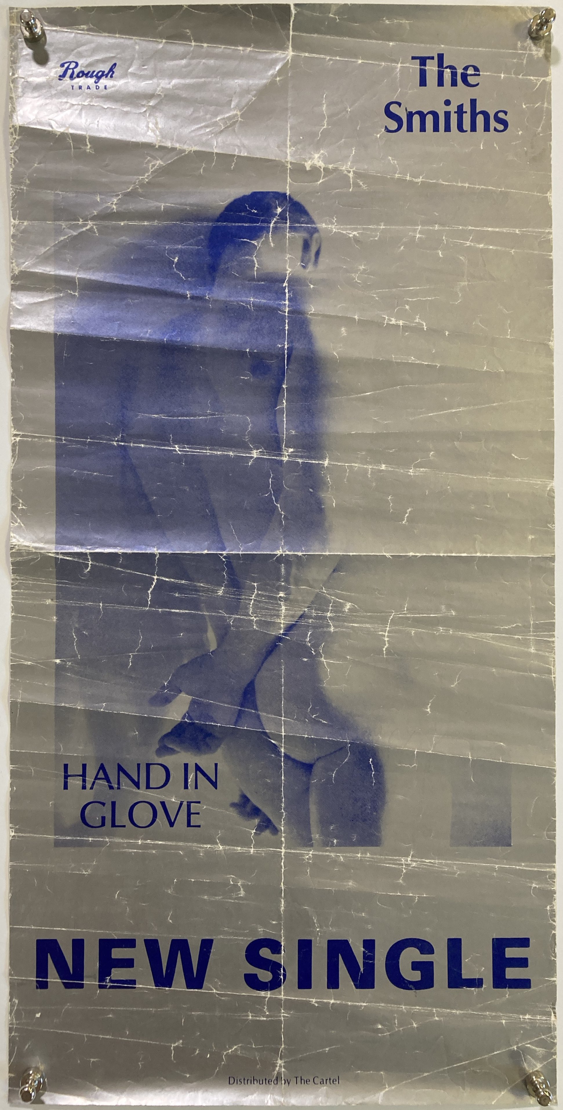 Lot 439 THE SMITHS HAND IN GLOVE ORIGINAL POSTER.