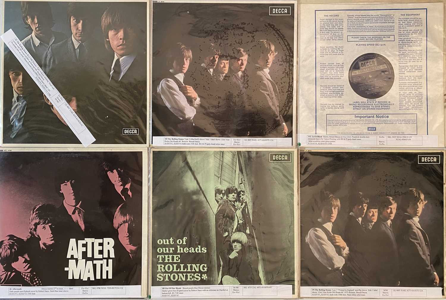 Lot 1064 - THE ROLLING STONES - LPs/ SPARE SLEEVES