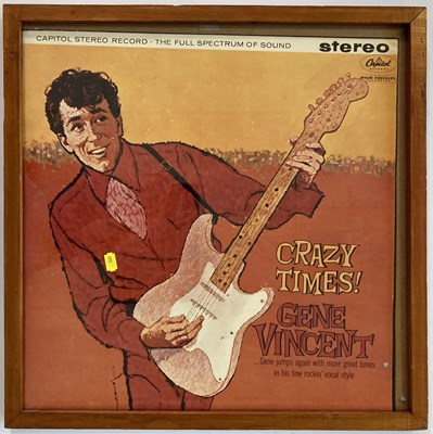 Lot 292 - GENE VINCENT POSTERS AND FRAMED ITEMS.