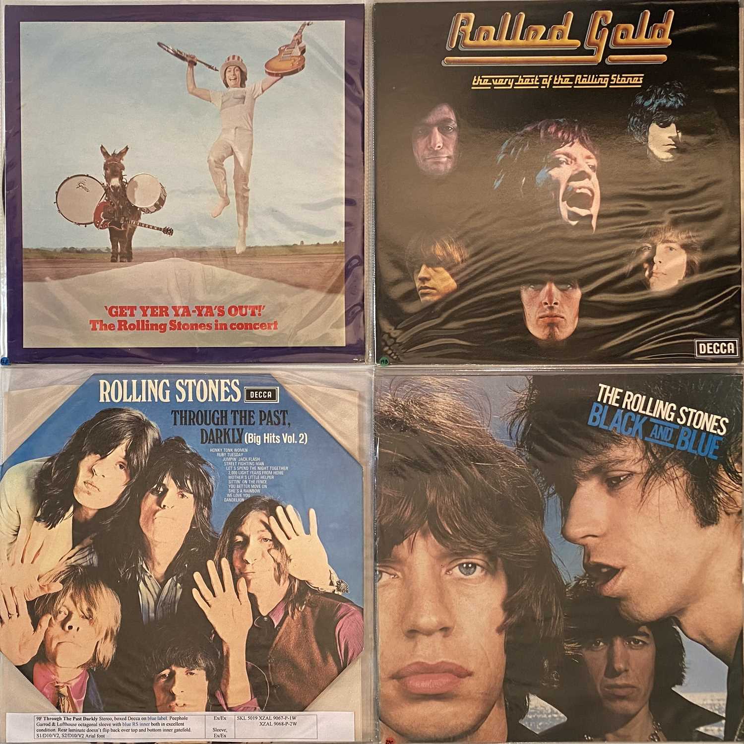 Lot 1070 THE ROLLING STONES LPs (REISSUE/ LATER