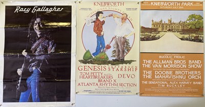 Lot 298 - LIMITED EDITION KNEBWORTH POSTERS - FREDDIE BANNISTER SIGNED.